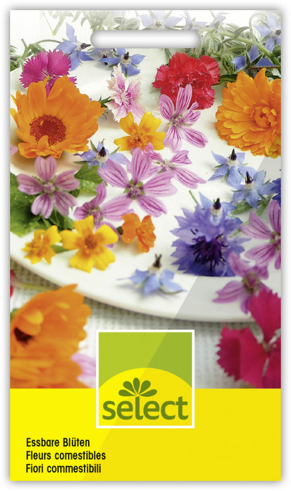 Fleurs comestibles, Mélange gai