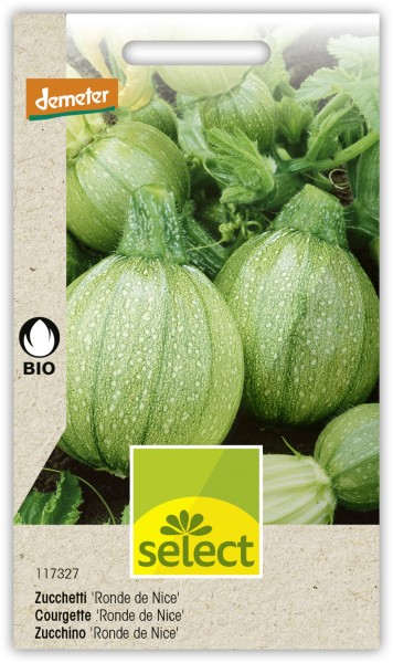 Bio VK Demeter Courgette Ronde de Nice