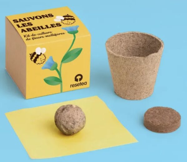 Sauvons les abeilles - Kit de culture de fleurs mellifères