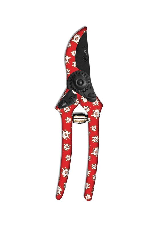 Sécateur rouge edelweiss